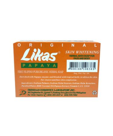 Likas Original Papaya Soap - Set of 4 Packs (4 Sets) - Buy Online on GoSupps.com