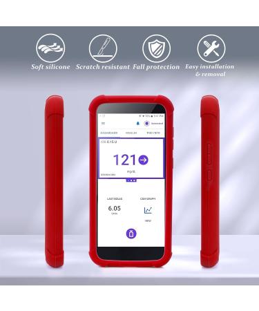 Buy Silicone Case for Omnipod 5 | Soft Gel Skin Cover by YOUSHARES - Red Protection for Your Omnipod Device - Buy Online on GoSupps.com