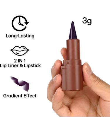 Lip Pencil Makeup Precise Line Definition Transfer Resistant | Matte Lip Contour Fixative for Everyday Use Evenings Business Trips - Buy Online on GoSupps.com