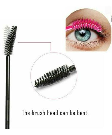 Mascara Wands Bulk Disposable Eyelash Eye Brow Brushes Applicator Spoolie Applicator Lash Extensions Makeup Black Silver Pink Red Tool Set (SILVER 200) SILVER 200 - Buy Online on GoSupps.com