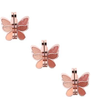 FRCOLOR 3 Pcs Eyeshadow Palette Shimmer Eyeshadow Eye Beauty Makeup Accessory Eye Shadow Girl Matte Supplies