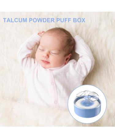 Body Powder Puff and Container Powder Puff with Storage Skin-Friendly and Soft Touch Body Powder Dispenser Kit Portable Dustproof and Lightweight Body Powder Puff With Case for Home & Travel Blue - Buy Online on GoSupps.com