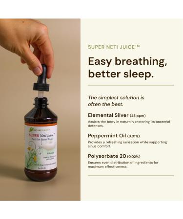 Nature's Rite Super Neti Juice Neti Pot Sinus Rinse - Nasal Rinse Cleaner Bottle Nasal Lavage for Sinus and Mucus Relief 8 oz (New) - Buy Online on GoSupps.com