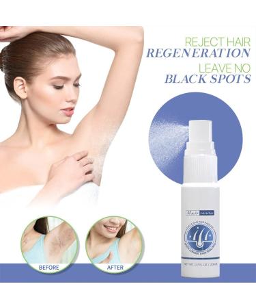 Qpolly Hair growth inhibitor spray natural hair removal spray stop hair growth inhibitor remover slow hair growth semipermanent hair removal spray for men and women 3 pieces - Buy Online on GoSupps.com