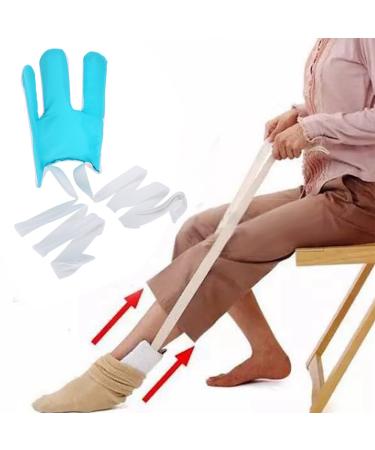 Sockenan educational aid attraction for socks and pants pantyhole training aid sock Helper slider kit for put the socks on and undress without bending