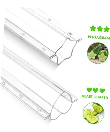 4pcs Shaped Growth Mold Fruit Molds Cucumber Shaping Heart Fruit Growth Mold Pumpkin Molds for Cucumber Molds for Garden Cookie Decorating Tools Cucumbers Plastic Shaper Star Shape - Buy Online on GoSupps.com