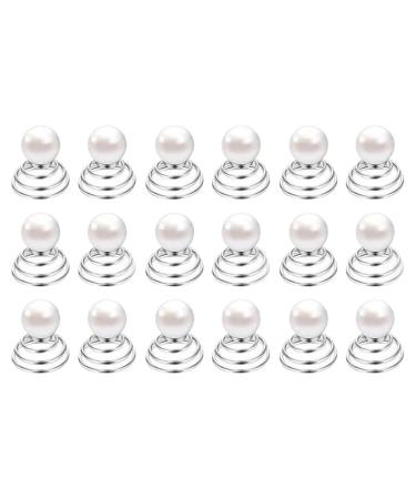 60 Pieces Spiral Twist Hair Pins Flower Swirl Hair Pins Crystal Hair Spirals Rhinestone Hair Coils Twists