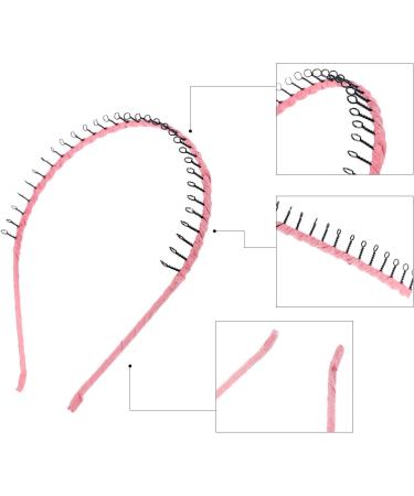 Quesuc 10 Pieces Unisex Metal Teeth Comb Hair Hoop Hairband Headband Hair Accessories Multicolor - Buy Online on GoSupps.com