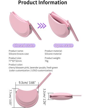 Qronces Soft Silicone Orthodontic Retainer Case - Portable Mouth Protection Holder - Travel-Friendly Blue Brisk Design - Buy Online on GoSupps.com