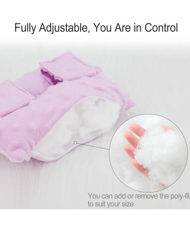 Strap Cushion for Arm Sling - Shoulder Brace Pillow for Injury Support | Minky Dot Lavender - Ideal for Men & Women - Buy Online on GoSupps.com