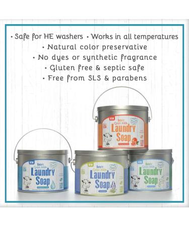 Buy Daisy s Goat Milk Laundry Soap - Organic Fragrance-Free Gluten-Free Paraben-Free Lasts 120 Loads | Brooke & Nora at Home - International Shipping Available - Buy Online on GoSupps.com