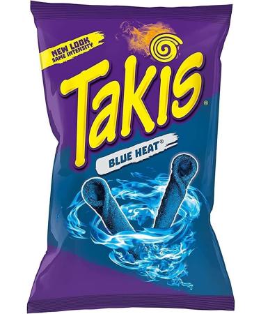 Disaster Takis Blue Heat 92.3 g Takis Hot Chips spicy chili peppers American food container