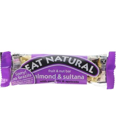 Buy Eat Natural Brazil Sultana Almond Hazel Bars - 12 X 50g Online - Buy Online on GoSupps.com