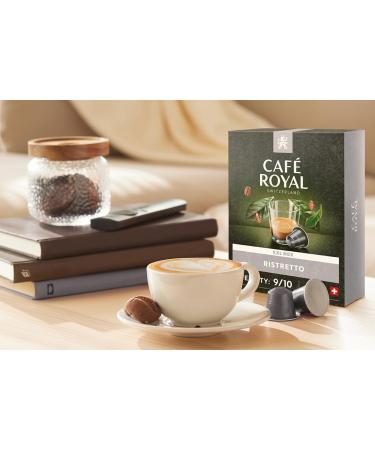 Caf Royal Ristretto 36 Capsules pour Cafeti re Caf Nespresso - Intensit 9/10 - Capsules de Caf en Aluminium certifi es UTZ (Lot de 4) - Buy Online on GoSupps.com