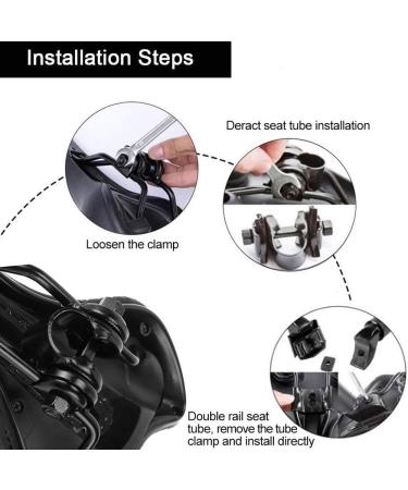 OUXI Comfort Gel Bike Seat for Men and Women - Soft Padded Saddle with Shock Absorption - Waterproof Replacement for MTB, Road, and Exercise Bikes - Buy Online on GoSupps.com