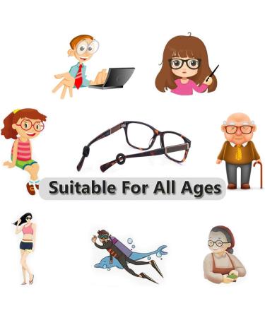 Jezomony Silicone Glasses Ironing Tips | Premium Anti-Slip Round Glasses Holder - 15 Pairs in 3 Colors for Sports Sunglasses & Reading Glasses - Buy Online on GoSupps.com