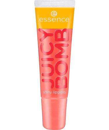essence JUICY BOMB Shiny Lip Gloss No. 103 Proud Papaya Orange Shiny Shimmer Radiant Fresh Vegan Alcohol Free Pack of 3 x 10 ml 103 Proud Papaya 10 ml (Pack of 3) - Buy Online on GoSupps.com