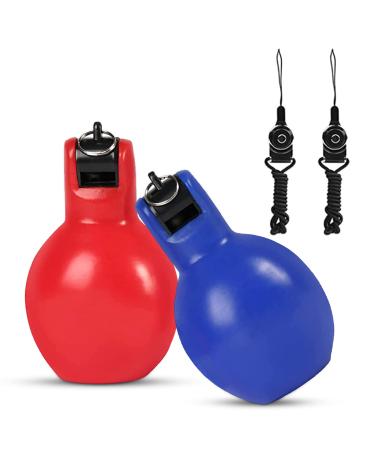 Handpipe sports lessons 2 pieces of trill whistles according to emergency arbitrator whistle hand whistle with rehab band pipe sports for referees sports teacher dog trainer trainer accessories football football - Buy Online on GoSupps.com