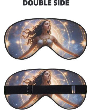 Soft Celestial Dance Eye Mask - Adjustable Breathable Light Blocking & Double-Sided for Ideal Sleep - Buy Online on GoSupps.com