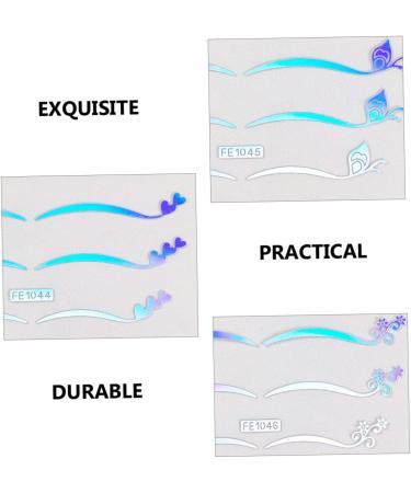 TEHAUX Autocollants Temporaires pour Eyeliner et toiles 6 Feuilles Adh sives pour Maquillage des Yeux L gers et Faciles Retirer pour Maquillage Cosplay - Buy Online on GoSupps.com