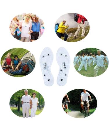 Magnetic Therapy Insoles - Pain Relief & Plantar Fasciitis Support | Acupressure Massage | Washable & Cuttable | Men Women Unisex - 1 Pair - Buy Online on GoSupps.com