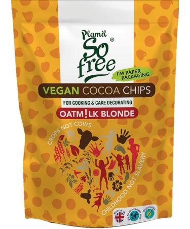 Vegan Oat Milk & Caramel Alternative Baking Chips for Cake Decorations Cooking Biscuits Dessert Cupcakes Cookies Muffins - Gluten Free & Lactose Free - Pack of 2 x 100g - Buy Online on GoSupps.com