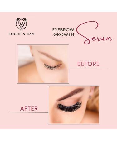Buy Eyebrow Growth Serum - 3ml Natural Ingredients for Thicker Brows & Lush Lashes - Enhance Your Eyebrows Naturally - Buy Online on GoSupps.com