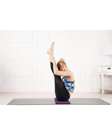 Heathyoga Yoga Knee Pad - Cushioned Support for Knees and Elbows in Yoga, Gardening & More - Purple, 26x10 - Non-Slip Buffer Grip - Buy Online on GoSupps.com