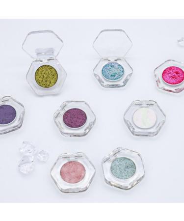 Adriana Nicole Cosmetics Eyeshadow Double Chrome Eye Shadow Ethereal Single Color-shifting Eyeshadow Adriana Nicole Eyeshadow Eyeshadow with Exquisite Glitters (Mix G) - Buy Online on GoSupps.com