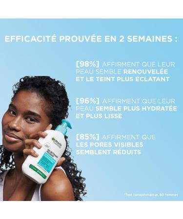 Garnier Pure Active - Foaming Cleansing Gel - Purifies Hydrates & Eliminates Impurities - Hyaluronic Acid Ceramide Clay - Vegan & Cruelty Free - All Skin Types - 250 ml - Buy Online on GoSupps.com