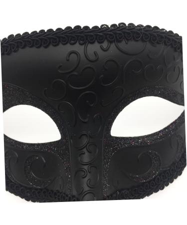 POPETPOP Halloween Masquerade Ball Black Costume Unique Masquerade Halloween Black Maskes Costumes Male and Female Stand Out Makeup Men and Women Prom - Buy Online on GoSupps.com