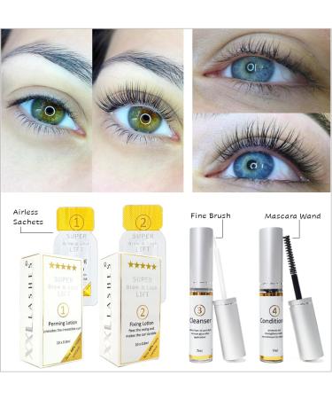 XXL Lashes Super Lash & Brow Lift Set 6.0 - Eyelash Lifting Permanent Wave & Eyebrow Lamination | 56-Piece Kit with 20 Air-Protected Sows for Long-Lasting Results - Buy Online on GoSupps.com