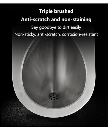 Household Products Stainless Steel Urinal Wall-Mounted Small Smart Flushing Urinal Tank Wall-Mounted Toilet for Men's Urinals Automatic Flushing Used in Shopping Malls a - Buy Online on GoSupps.com