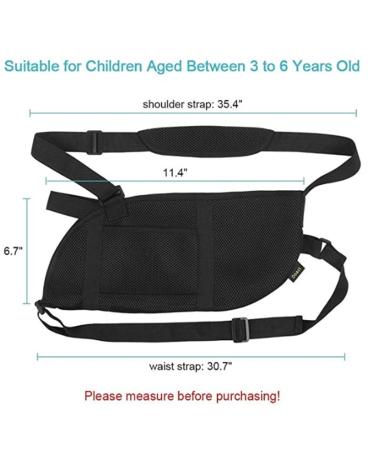 Buy VINGVO Kids Arm Sling Breathable Medical Mesh Shoulder & Neck Support for Arm Fractures - Adjustable Black Forearm Strap - Buy Online on GoSupps.com