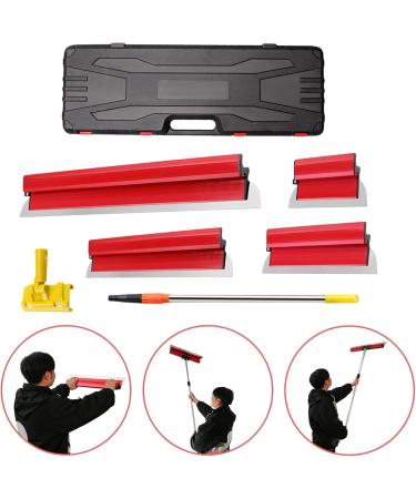 PTILSERY Professional Stainless Steel Skimming Tool with Ergonomical Handle Portable Skimming Hand Tool for Drywall Finishing - Buy Online on GoSupps.com