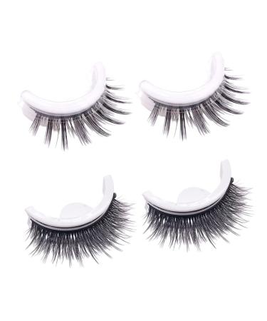 Self Adhesive Waterproof Thick False Eyelashes - Reusable Long Fluffy Lashes | 1 Pair - Buy Online on GoSupps.com