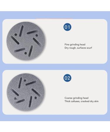 Rechargeable Electric Foot Callus Remover Foot File Foot Scrubber with 2 Speeds 2 Abrasive Heads Dust Suction Long Lasting Battery for Salon-like Foot Care - Buy Online on GoSupps.com