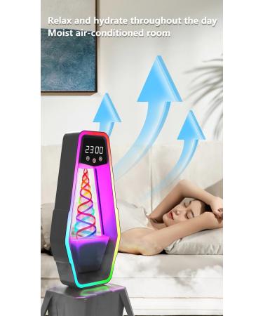 350ML Aroma Diffuser with 7 Colors & Rain Sounds - Cool Mist Humidifier for Home & Bedroom - Buy Online on GoSupps.com