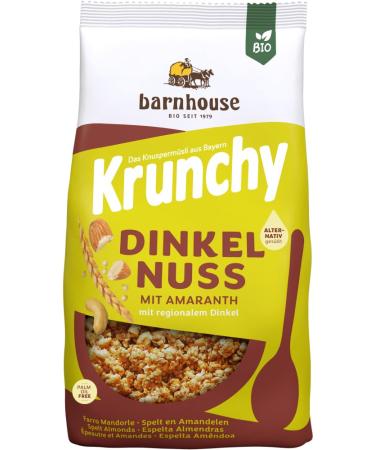 Barnhouse Barnhouse Organic Krunchy Amaranth Spelt Nuts 6 x 375g