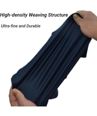Buy 6 Pack Extra Large Microfiber Eyeglass Cleaning Cloths | Premium 11"x11" Glasses & Screen Cleaner - International Shipping Available - Buy Online on GoSupps.com