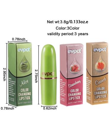 BINGBRUSH 3-Piece Mood-Enhancing Lipstick Set - Long Lasting Lip Color with Aloe and Fruit Extracts for Moisturized Lips - Glossy Makeup for Women - Buy Online on GoSupps.com
