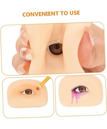 Baluue 4pcs Makeup Practice Skin Facial Tools Eye Shadow Practice Skin Eye Makeup Board - Buy Online on GoSupps.com
