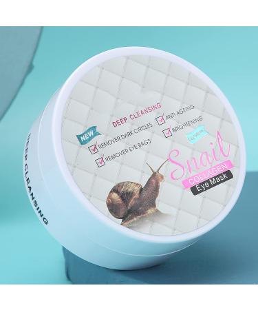 60 Pcs Snail Collagen Eye Patches Deep Moisture Dark Circle & Swelling Reducer | Calming Eye Flaps for Radiant Skin - Buy Online on GoSupps.com