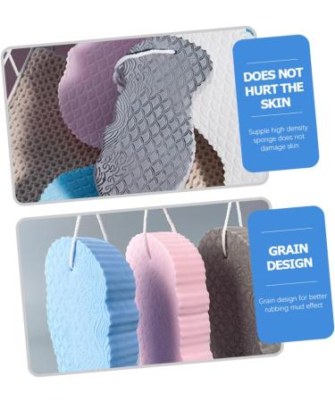 Belliffy 4pcs Bath Sponge Body Scrubber for Kids - Exfoliating Spa Shower Tool for Infants - PVA Soft Material - Buy Online on GoSupps.com