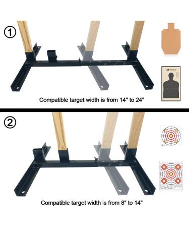 Highwild Adjustable Target Stand Base - H Shape - USPSA/IPSC - IDPA Practice - Upgraded Version - 2 Pack - Buy Online on GoSupps.com