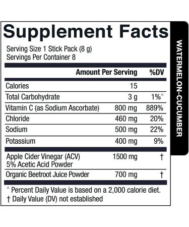 Essential Elements Apple Cider Vinegar Gummies from The Mother & Sugar Free Hydration Powder Packets - Variety Pack | 24 Stick Packs | Energy, Improved Performance, Digestion, & Immune Support - Buy Online on GoSupps.com