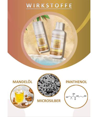 After Sun Cream Lotion 100ml | Moisturizing & Cooling for Sensitive Skin with MicroSilver Almond Oil & Panthenol | Best After Sun Care  - Buy Online on GoSupps.com