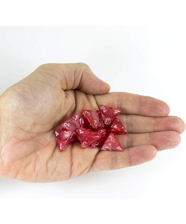 Paladin Roleplaying Red D4 Dice - 10D4 Healing Potion Set - Buy Online on GoSupps.com