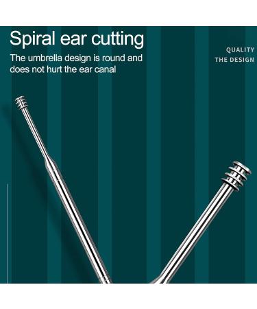 Alcohol Rubbing Spring Earwax Cleaner Tool Set - 8-in-1 Ear Pick Kit for Ear Wax Removal and Piercing Care - Buy Online on GoSupps.com