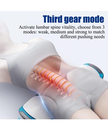 RKXKJ Electric Lumbar Traction Device - 3 Modes Warm Compression & Vibration for Back Pain Relief - International Shipping Available - Buy Online on GoSupps.com